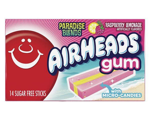 Airheads Gum Raspberry Lemonade 33g