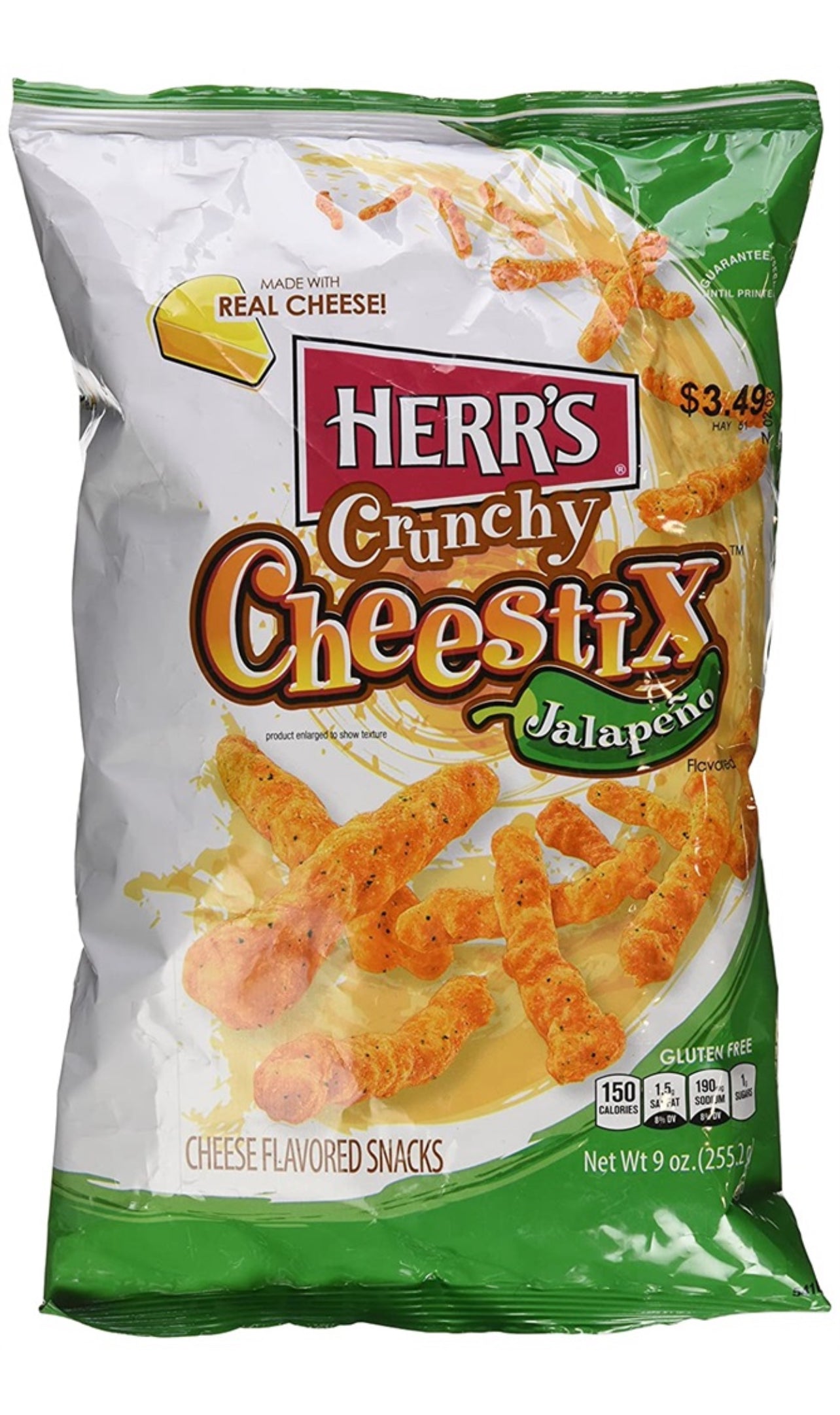 Herrs Crunchy Jalapeno stix 227g