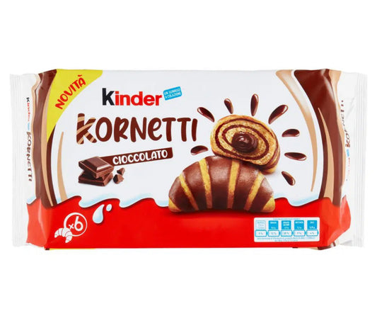 Kinder Kornetti Cioccolato 6 Stück 252g (MHD Bis 01.08.2024)