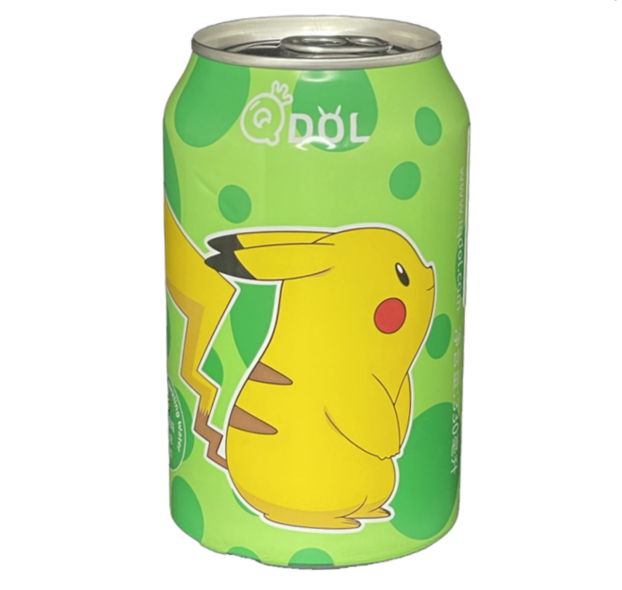 Qdol Pokemon Pikachu Kaifer Lime Flavour Sparkling Water 330ml