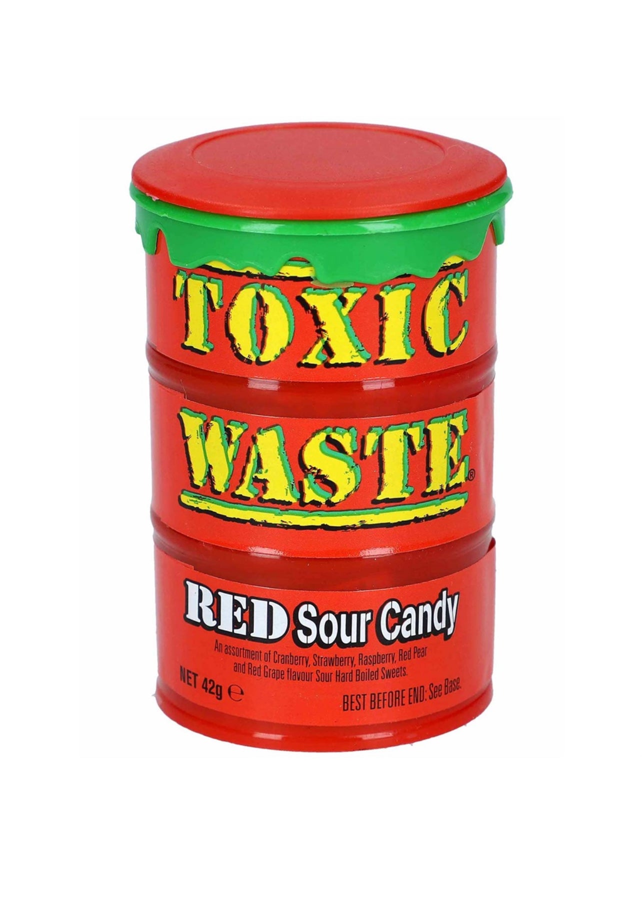 Toxic Waste Red Sour Candy 42g