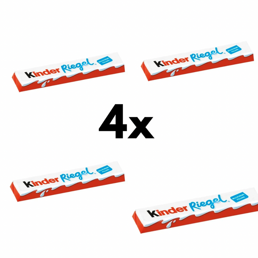 Kinder Riegel 4 X einzeln