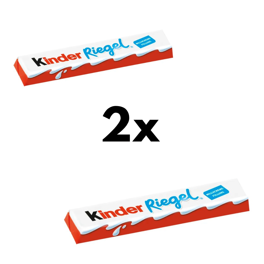 Kinder Riegel 2x einzeln