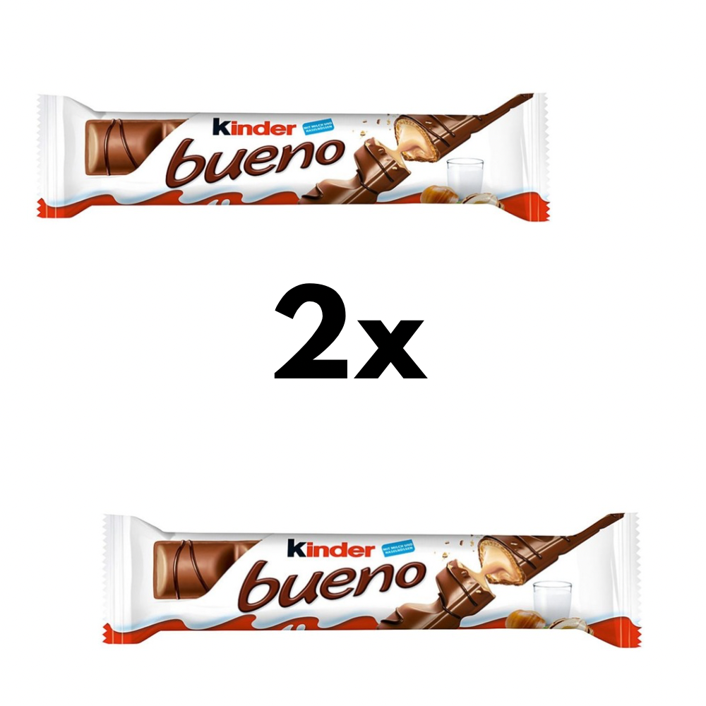 Kinder Bueno 2 X einzeln