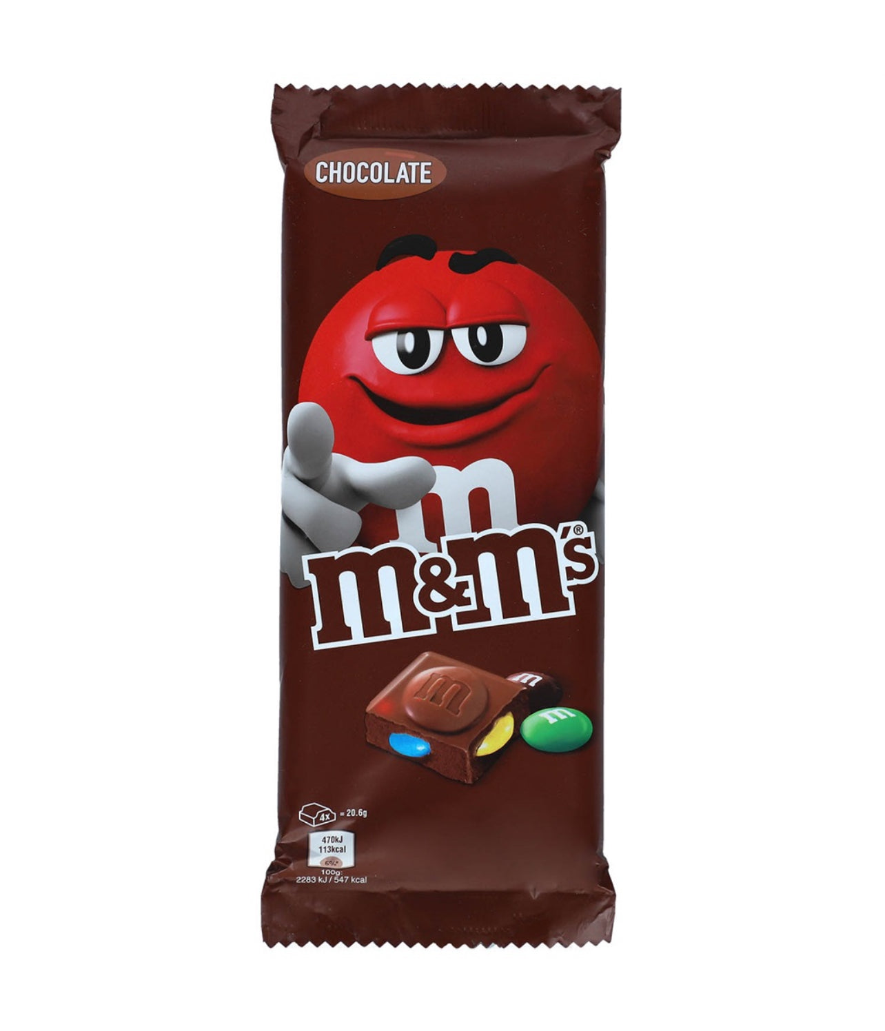 M&M Chocolate Block 165g