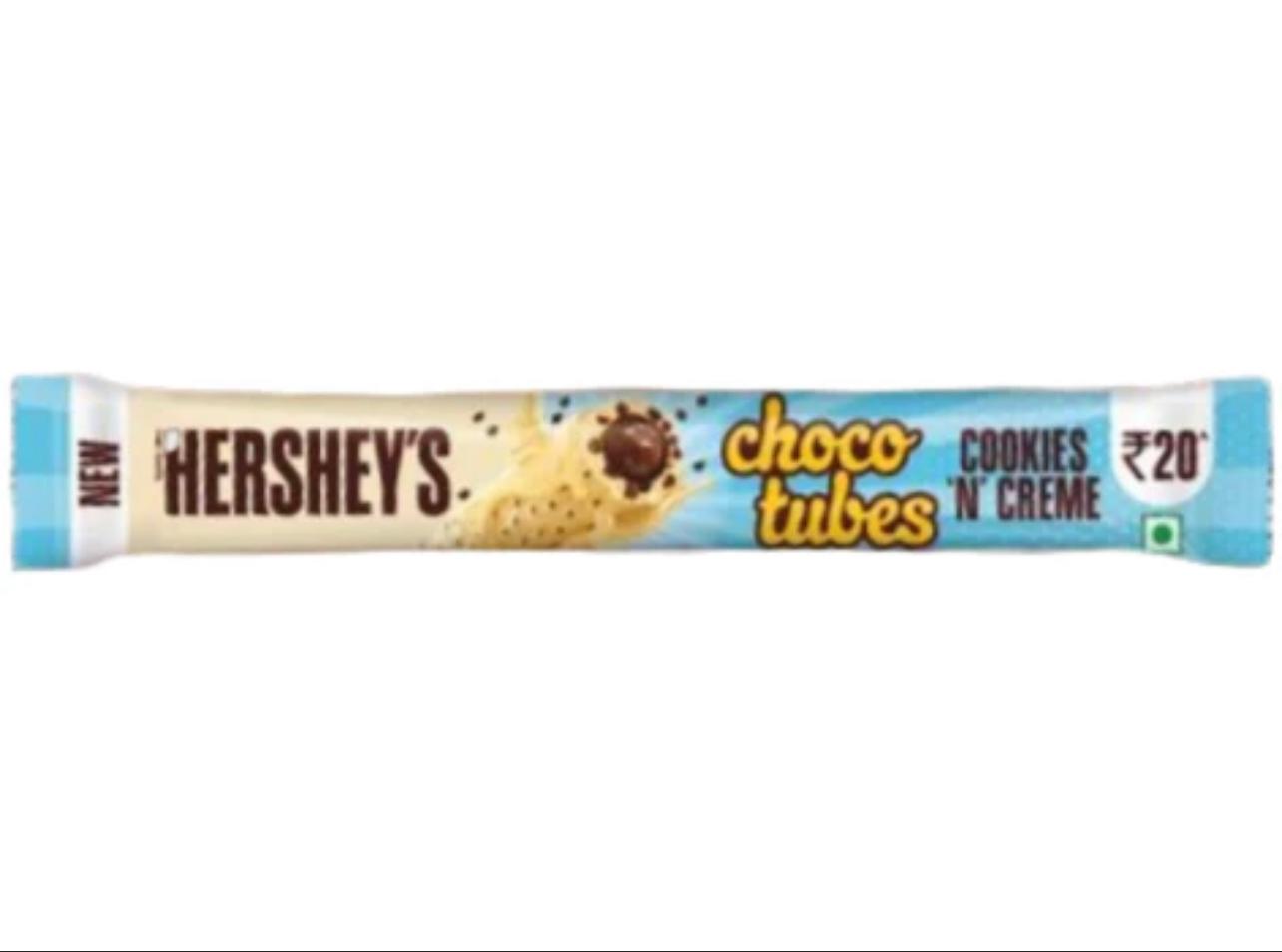 Hershey's Choco Tubes Cookies 'n' Cream 20g